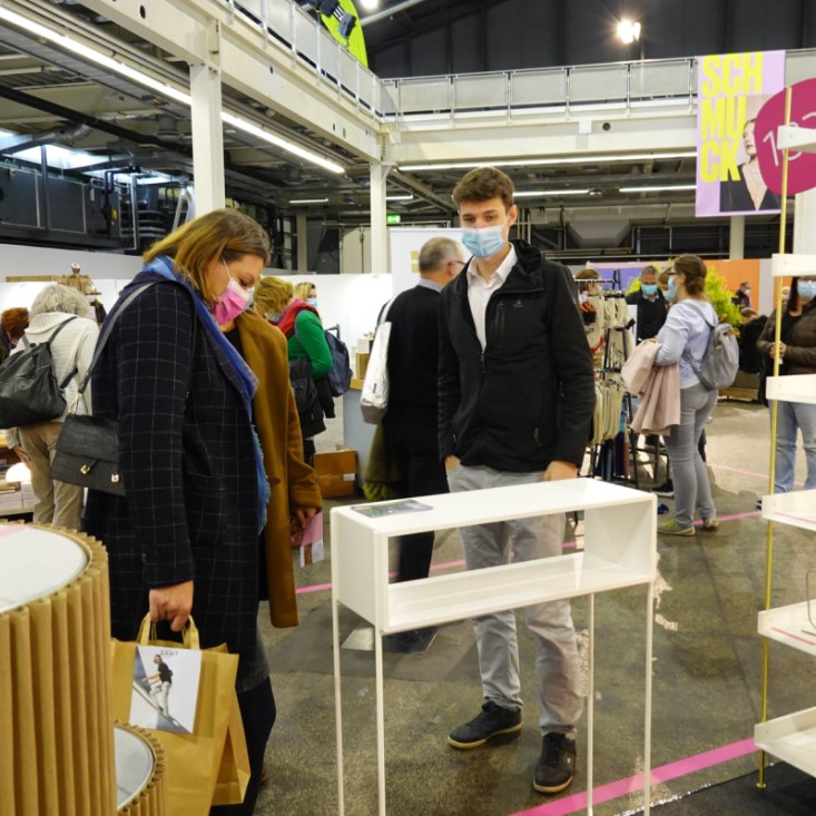 Blickfang Designmesse Stand von inbyko